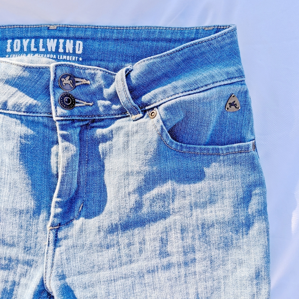 Idyllwind by Miranda Lambert Light Wash Long Denim Bootcut Mid Rise Sz 10